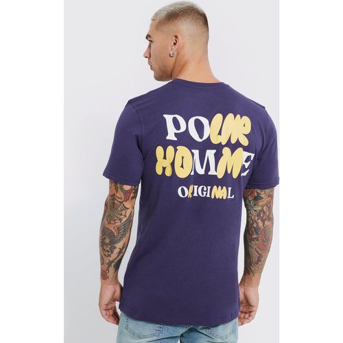 T-shirt imprimé bulles - Boohooman - Modalova