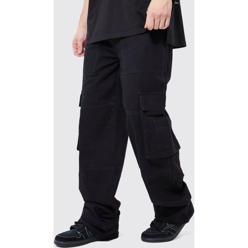 Tall - Jean baggy cargo homme - 30 - Boohooman - Modalova