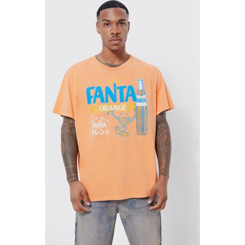 T-shirt oversize imprimé Fanta - Boohooman - Modalova