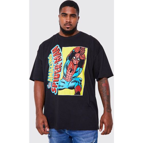 Grande taille - T-shirt imprimé Spiderman - - XXXL - Boohooman - Modalova