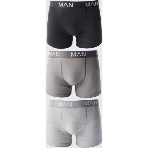 Lot de 3 boxers à logo - MAN - S - Boohooman - Modalova