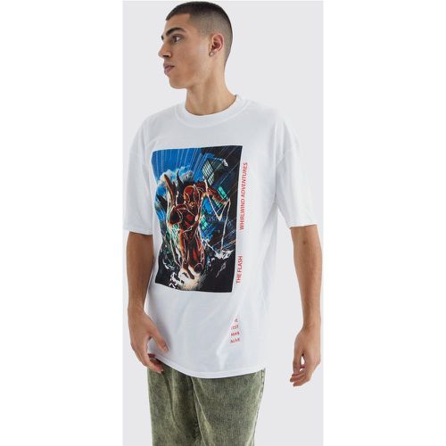 T-shirt oversize à imprimé The Flash - Boohooman - Modalova