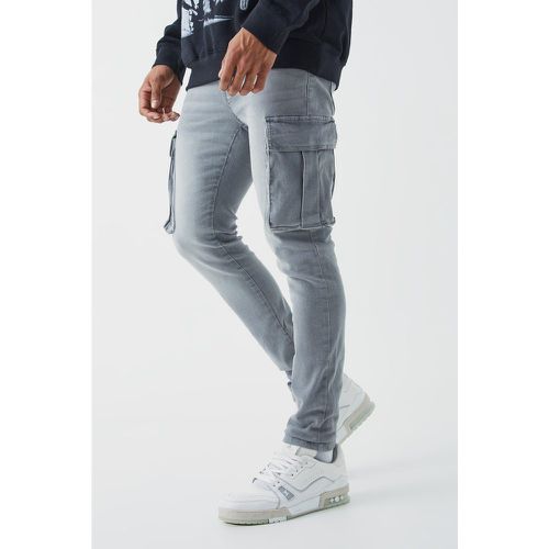 Jean cargo skinny homme - 32R - Boohooman - Modalova