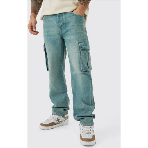 Jean cargo ample homme - 28R - Boohooman - Modalova