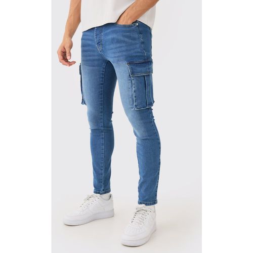 Jean cargo skinny homme - 36R - Boohooman - Modalova