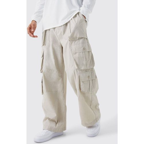 Pantalon cargo à poches multiples - Boohooman - Modalova