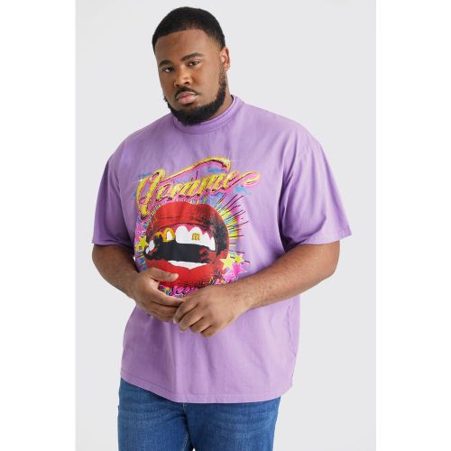 Grande taille - T-shirt oversize délavé - XXXXL - Boohooman - Modalova