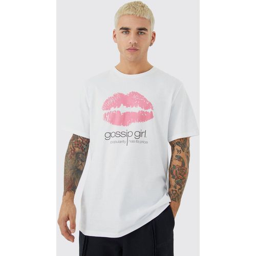 T-shirt oversize à imprimé Gossip Girl - Boohooman - Modalova