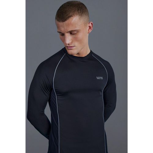 Top de sport moulant à manches longues - MAN Active - L - Boohooman - Modalova