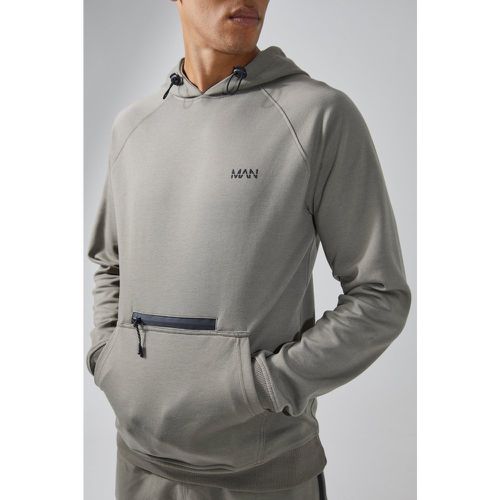 Sweat à capuche technique - MAN Active homme - S - Boohooman - Modalova