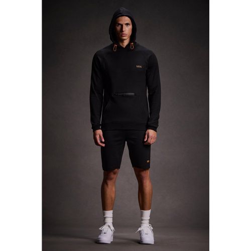 Ensemble de sport avec sweat à capuche et short - MAN Active - L - Boohooman - Modalova