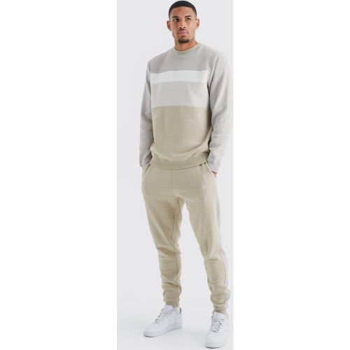 Tall - Survêtement color block - L - Boohooman - Modalova
