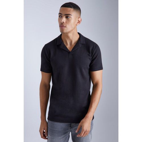 Polo cintré à surpiqûres - XL - Boohooman - Modalova