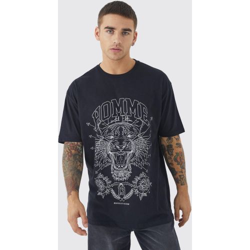 T-shirt oversize imprimé - S - Boohooman - Modalova