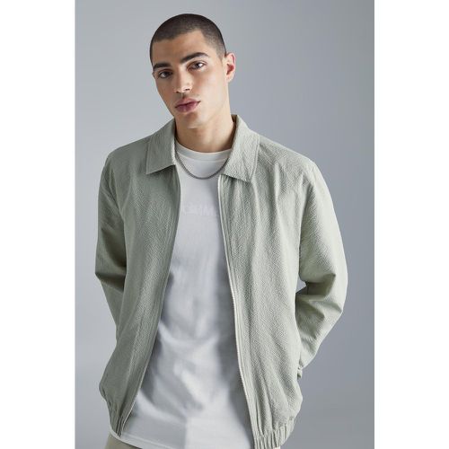 Veste Harrington plissée - S - Boohooman - Modalova