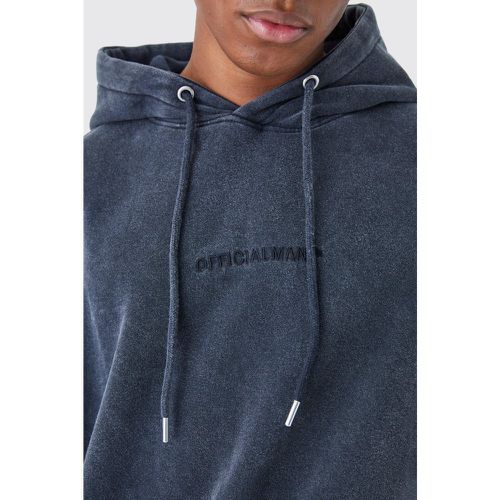 Sweat à capuche oversize surteint homme - S - Boohooman - Modalova