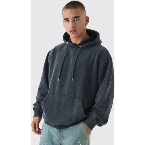 Sweat à capuche oversize délavé homme - S - Boohooman - Modalova