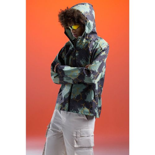 Coupe-vent de randonnée à imprimé camouflage - MAN Active - XS - Boohooman - Modalova