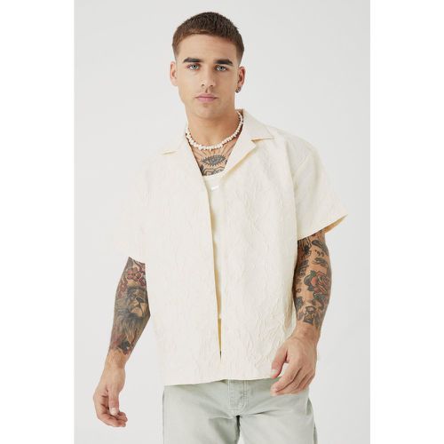 Chemise oversize texturée à manches courtes - S - Boohooman - Modalova