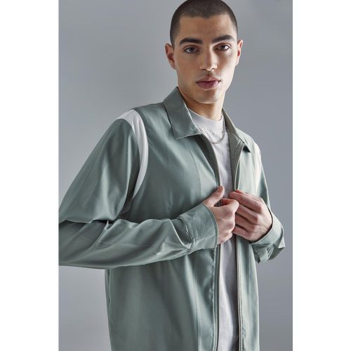 Chemise universitaire à manches longues - S - Boohooman - Modalova