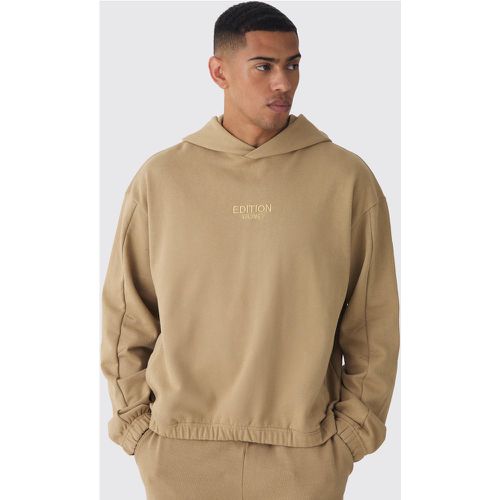 Sweat à capuche oversize épais - M - Boohooman - Modalova