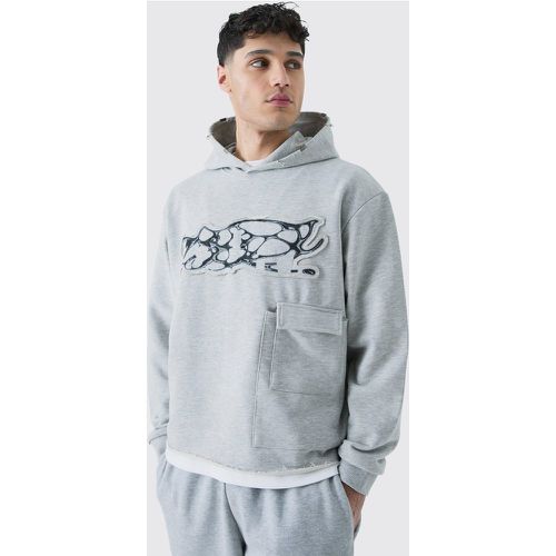 Sweat à capuche oversize épais - M - Boohooman - Modalova