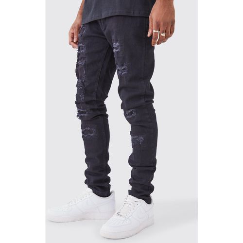 Tall - Jean skinny déchiré - 30 - Boohooman - Modalova