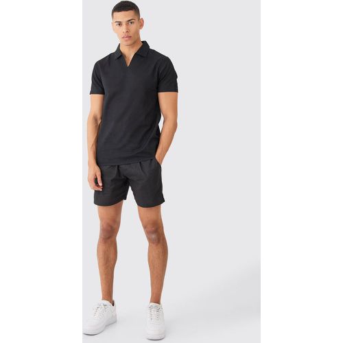 Chemise en lin à manches courtes - L - Boohooman - Modalova