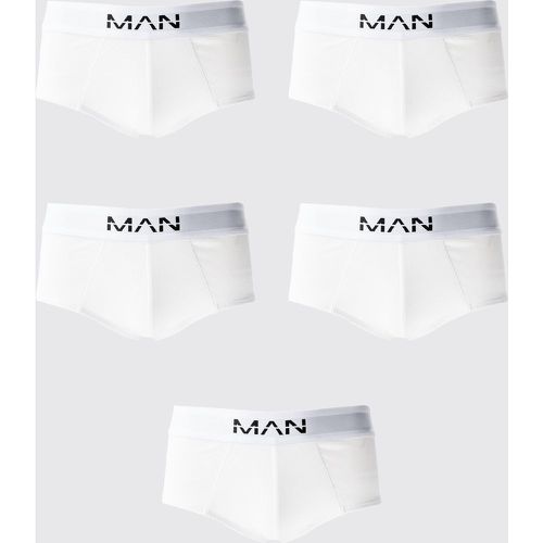 Lot de 5 slips - MAN - XS - Boohooman - Modalova