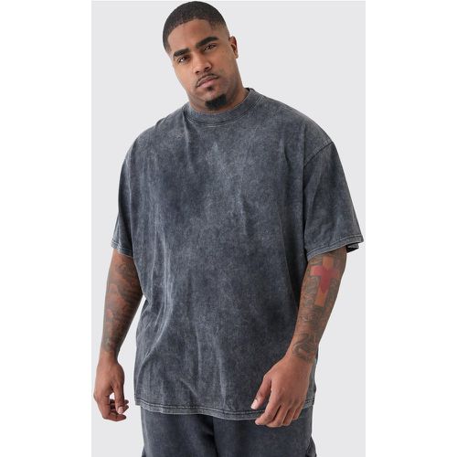 Grande taille - T-shirt oversize délavé - XXXXL - Boohooman - Modalova