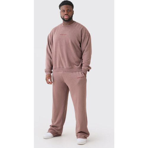 Grande taille - Survêtement oversize délavé - XXL - Boohooman - Modalova