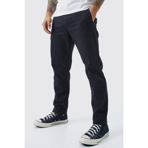 Pantalon chino slim court - 28 - Boohooman - Modalova