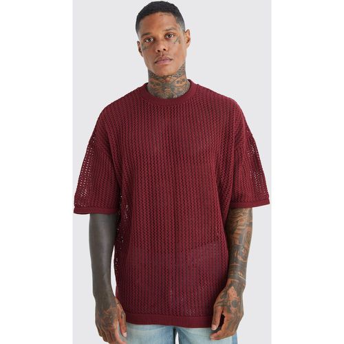 T-shirt oversize à coutures apparentes - XL - Boohooman - Modalova