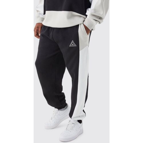 Grande taille - Jogging color block - XXXXXL - Boohooman - Modalova