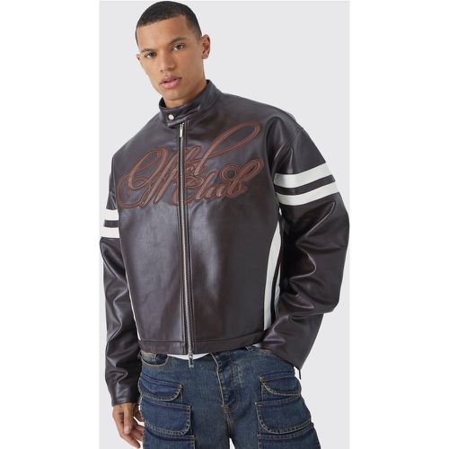 Tall - Bomber oversize délavé homme - L - Boohooman - Modalova