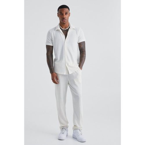 Ensemble habillé avec chemise et pantalon - S - Boohooman - Modalova