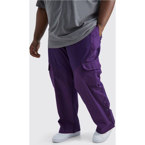 Grande taille - Pantalon cargo color block - 42 - Boohooman - Modalova