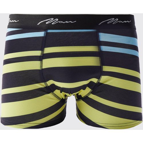 Lot de 3 boxers rayés - M - Boohooman - Modalova