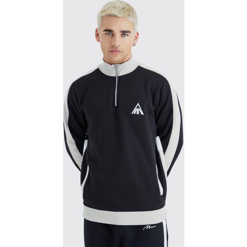 Sweat à col zippé - MAN - L - Boohooman - Modalova