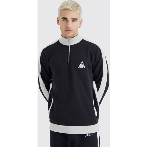 Sweat à col zippé - MAN - S - Boohooman - Modalova