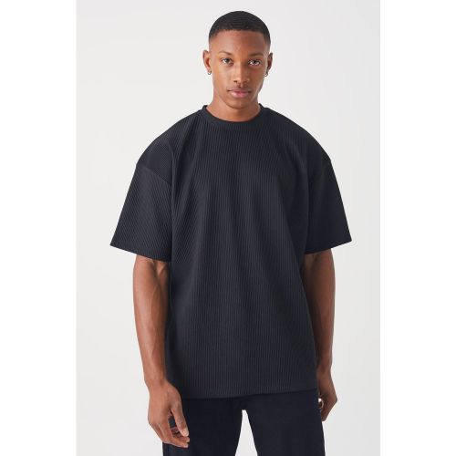 T-shirt oversize côtelé - M - Boohooman - Modalova