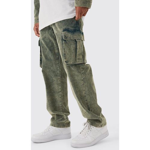 Pantalon cargo délavé - 32R - Boohooman - Modalova