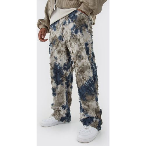 Grande taille - Pantalon à taille fixe et imprimé camouflage - Boohooman - Modalova