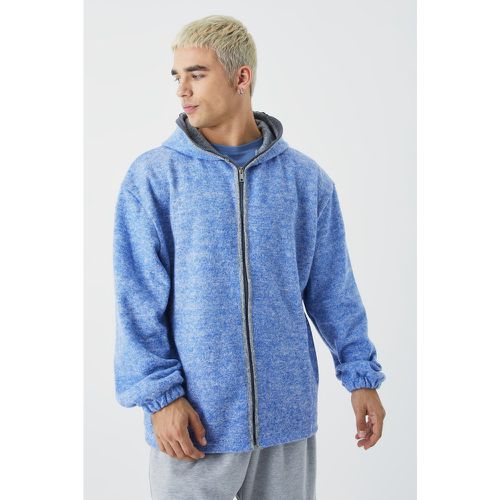 Sweat à capuche oversize zippé homme - L - Boohooman - Modalova