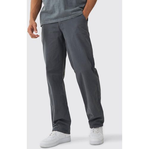 Pantalon chino large - 28 - Boohooman - Modalova