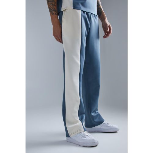 Jogging droit color block - XS - Boohooman - Modalova
