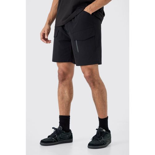 Short cargo ample léger à taille élastique - M - Boohooman - Modalova