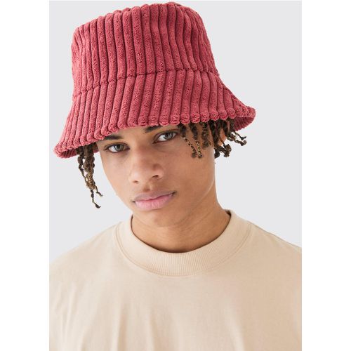 Chunky Cord Bucket Hat In Red - Boohooman - Modalova