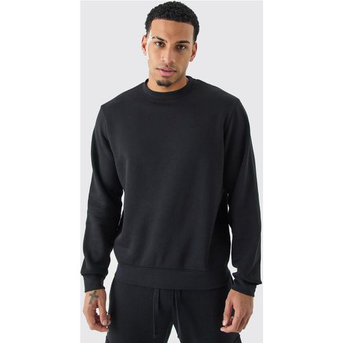 Sweat basique à col ras-du-cou homme - M - Boohooman - Modalova