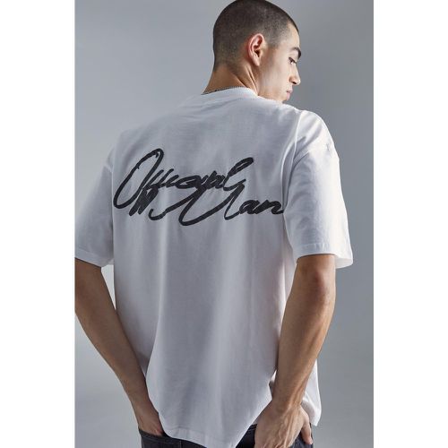 T-shirt oversize imprimé - MAN - XS - Boohooman - Modalova